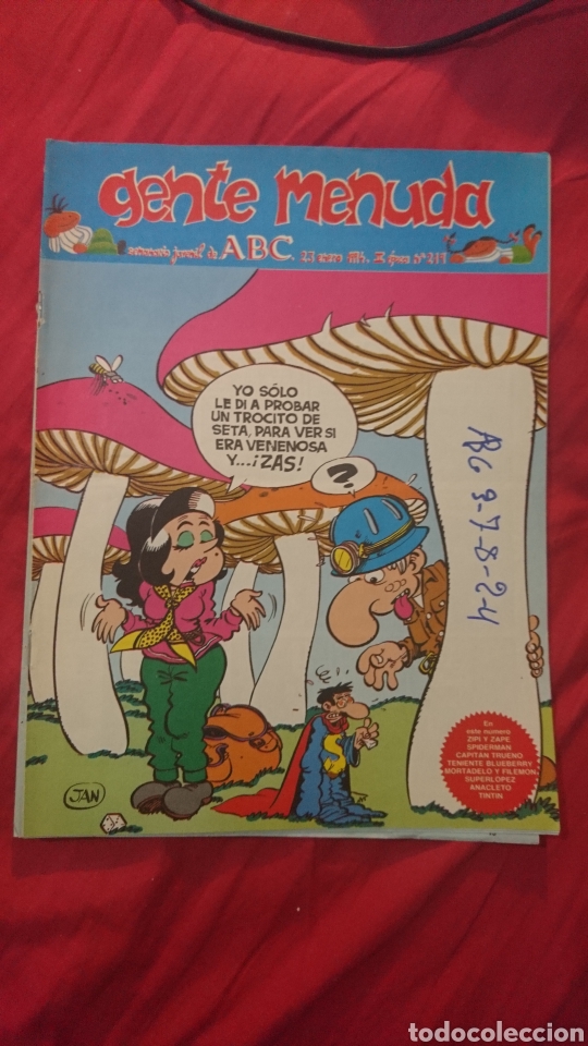 Fumetti: Gente menuda semanario juvenil de ABC n&uacute;mero 219