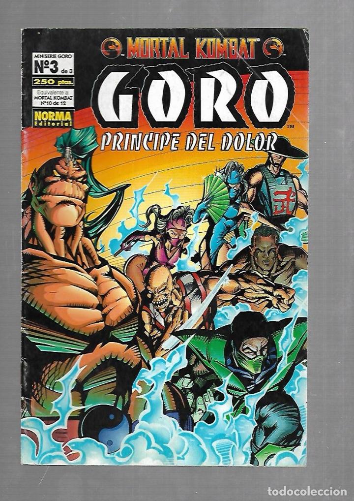 C&oacute;mics: TEBEO. MORTAL KOMBAT. GORO PRINCIPE DEL DOLOR. N&ordm; 3. NORMA EDITORIAL - Foto 1