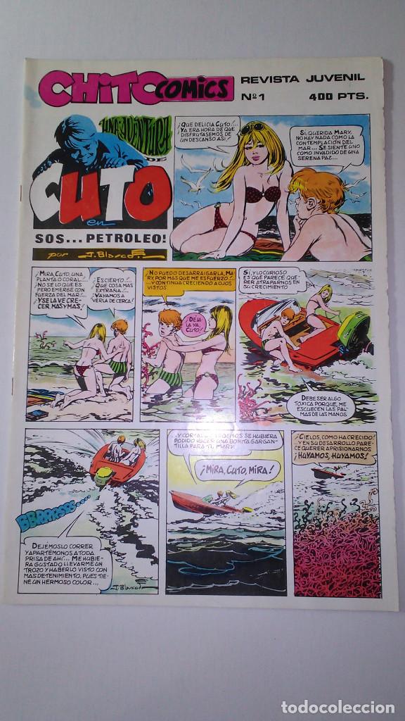C&oacute;mics: CHITO COMICS * GRAN FORMATO * N&ordm; 1 * EJEMPLAR UNICO * GRAFIMART 1990 - Foto 2