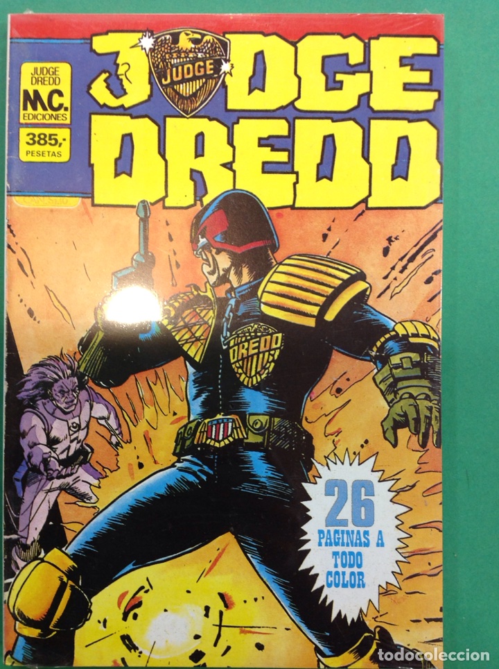 C&oacute;mics: JODGE DREDD RETAPADO 5,6,7,8 PRECINTADO DE EDITORIAL - Foto 1