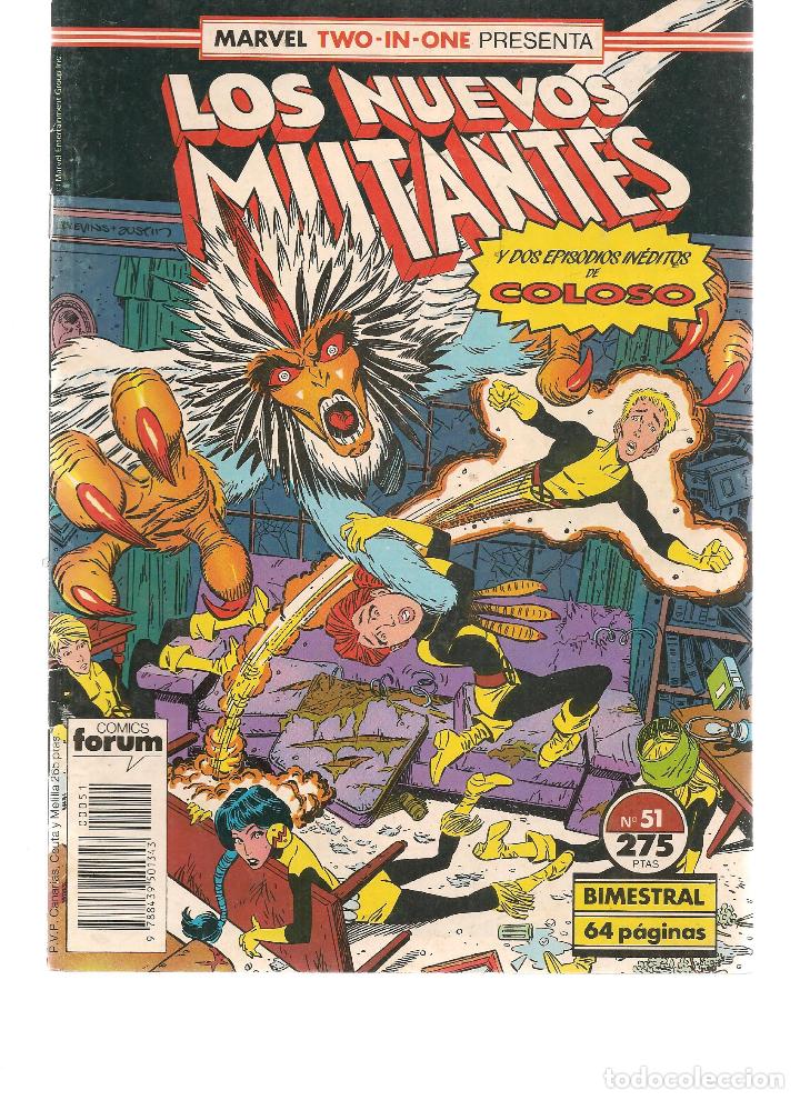 C&oacute;mics: LOS NUEVOS MUTANTES. N&ordm; 51. FORUN. (C/A39) - Foto 1