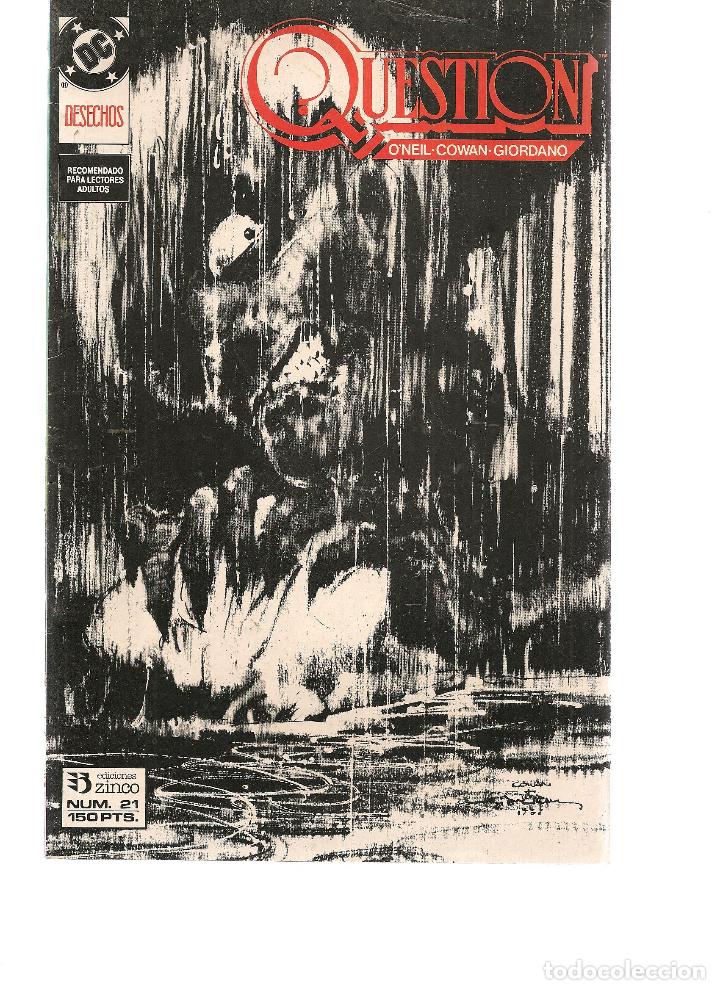 C&oacute;mics: QUESTION. N&ordm; 21. DC / ZINCO. (ST/C73) - Foto 1