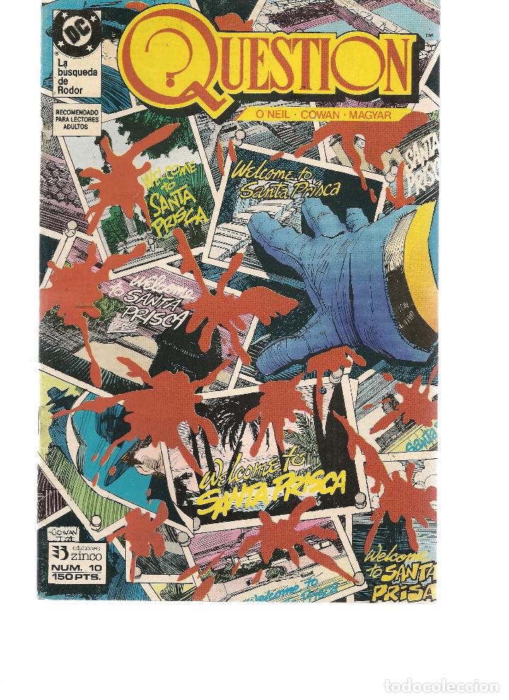 C&oacute;mics: QUESTION. N&ordm; 10. DC / ZINCO. (ST/C73) - Foto 1