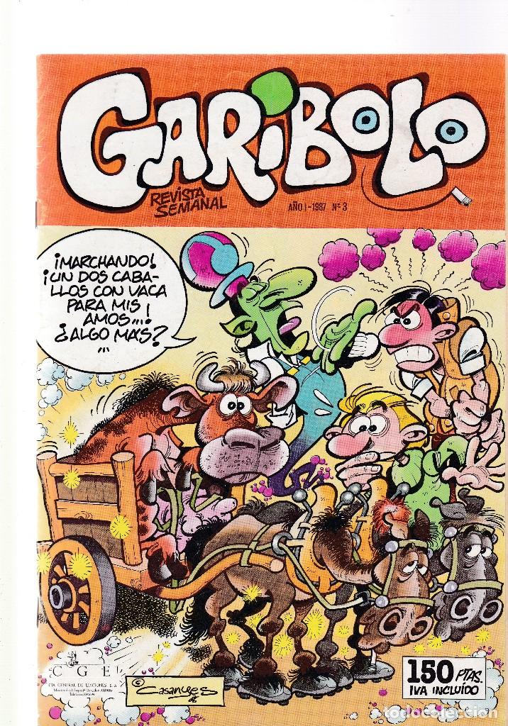 C&oacute;mics: GARIBOLO - N&ordm; 3 / 1987 - Foto 1