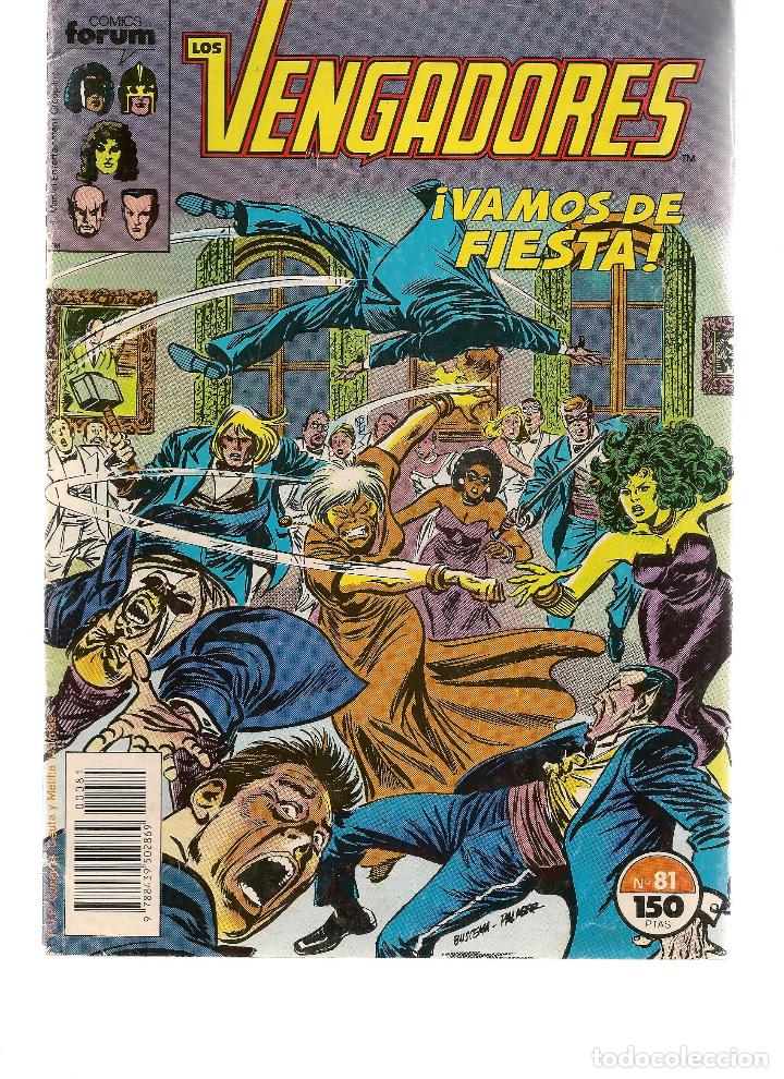 C&oacute;mics: LOS VENGADORES. N&ordm; 81. FORUM. 1989. (ST/C73) - Foto 1