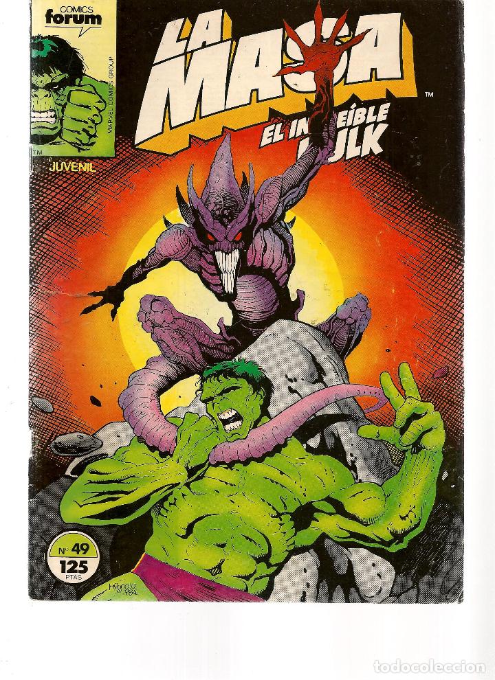 C&oacute;mics: LA MASA. N&ordm; 49. FORUM. 1983. (ST/C73) - Foto 1