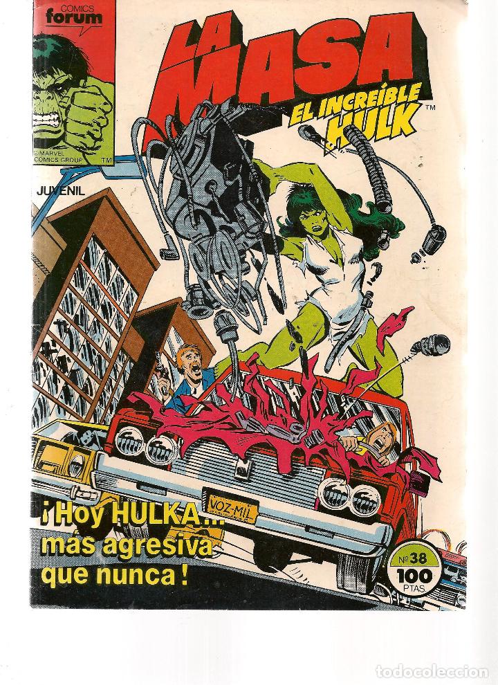 C&oacute;mics: LA MASA. N&ordm; 38. FORUM. 1983. (ST/C73) - Foto 1