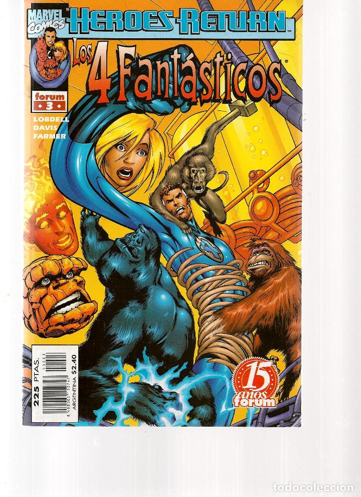 C&oacute;mics: LOS 4 FANT&Aacute;STICOS. N&ordm; 3. FORUM. 1999. (ST/C73) - Foto 1