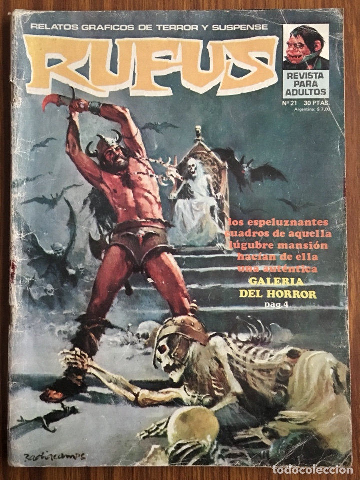 C&oacute;mics: RUFUS - RELATOS GR&Aacute;FICOS DE TERROR Y SUSPENSE - N. 21 - Foto 1