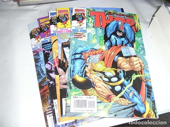 C&oacute;mics: Thor el poderoso, Marvel Comics,Forum, numeros 5.8.9.15. y 16, 12 euros el fasciculo - Foto 1