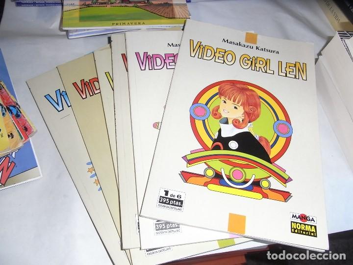 C&oacute;mics: Masakazu Katsura, Video Girl Len, Norma, Manga. tomos 1 al 6