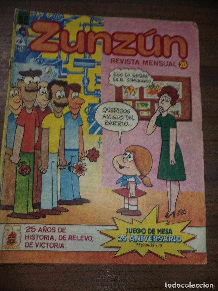Comics: CUBA. ZUNZ&Uacute;N. N&ordm; 55. MARZO. 1986.