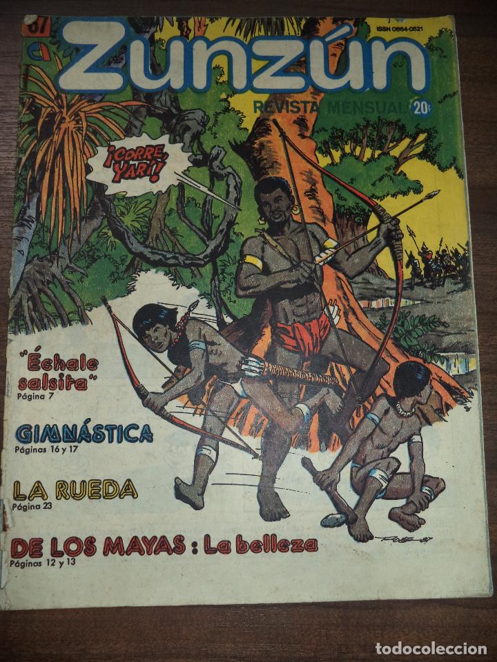Comics : CUBA. ZUNZ&Uacute;N. N&ordm; 67. MAYO. 1987.