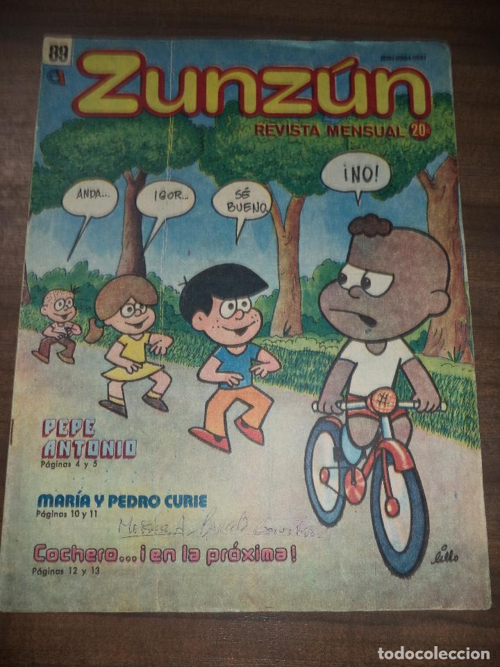 C&oacute;mics: CUBA. ZUNZ&Uacute;N. N&ordm; 89. MAYO. 1989. - Foto 1