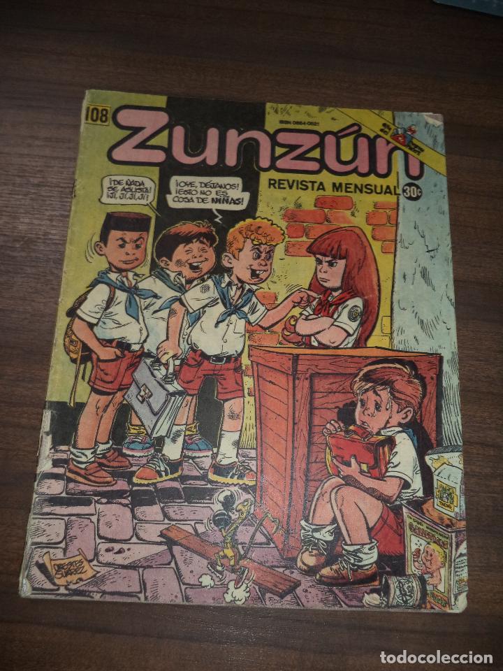 Comics : CUBA. ZUNZ&Uacute;N. N&ordm; 108. SEPTIEMBRE. 1991.