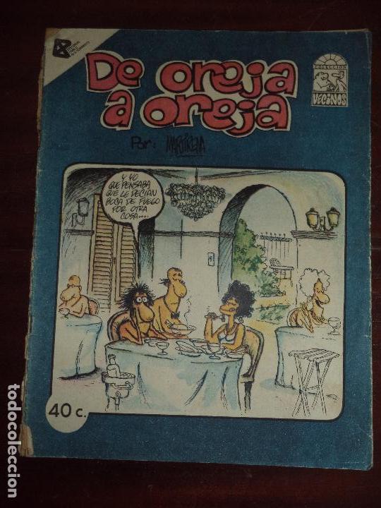 Comics : CUBA. DE OREJA A OREJA. EDITORIAL PABLO DE LA TORRIENTE. 1988.