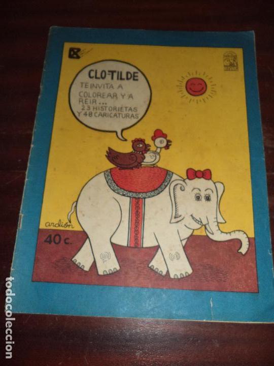 C&oacute;mics: CUBA. CLOTILDE. EDITORIAL PABLO DE LA TORRIENTE. 1987. - Foto 1