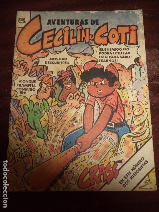 Comics : CUBA. AVENTURAS DE CECILIN Y COTI. 1982.