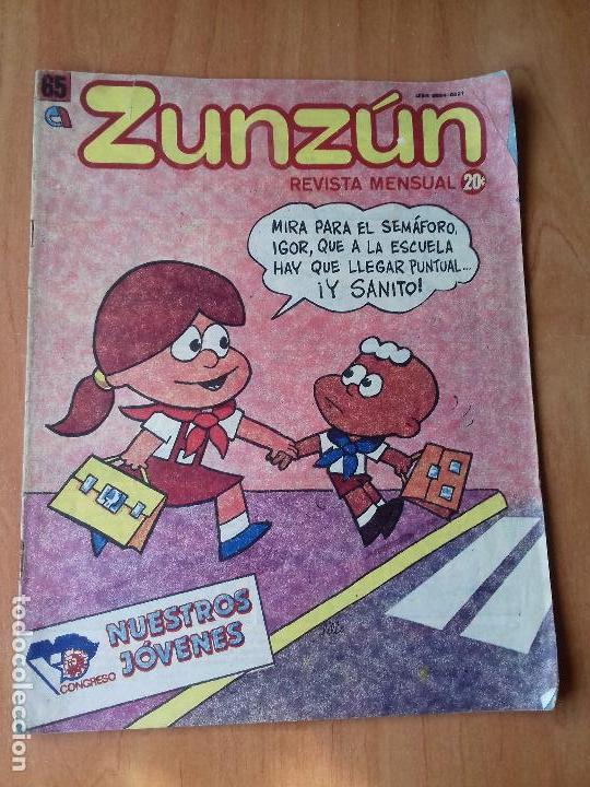 Comics : CUBA. ZUNZ&Uacute;N. N&ordm; 65 . MARZO. 1987.