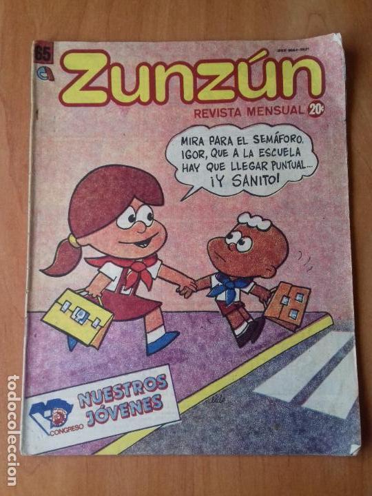Comics : CUBA. ZUNZ&Uacute;N. N&ordm; 65 . MARZO. 1987.