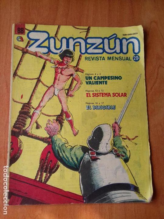 Comics : CUBA. ZUNZ&Uacute;N. N&ordm;88 . ABRIL. 1989.