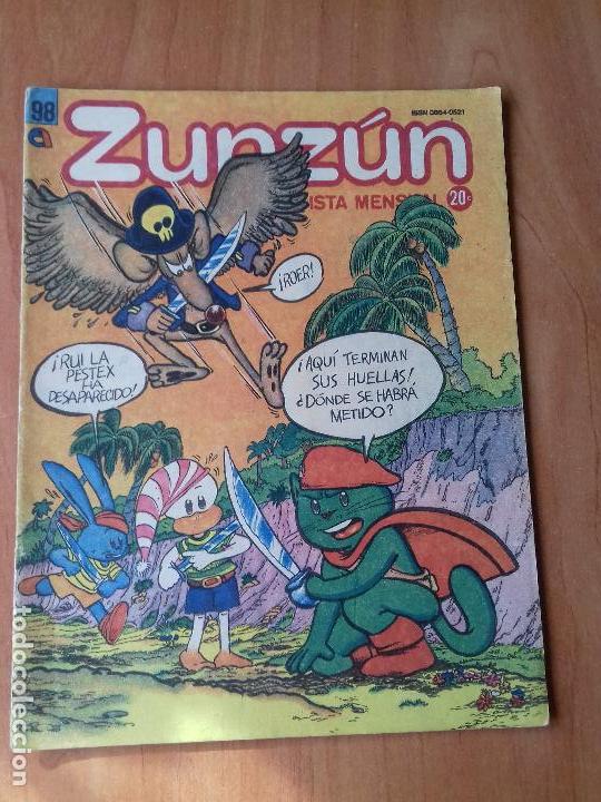 Comics : CUBA. ZUNZ&Uacute;N. N&ordm;98. MAYO. 1990.