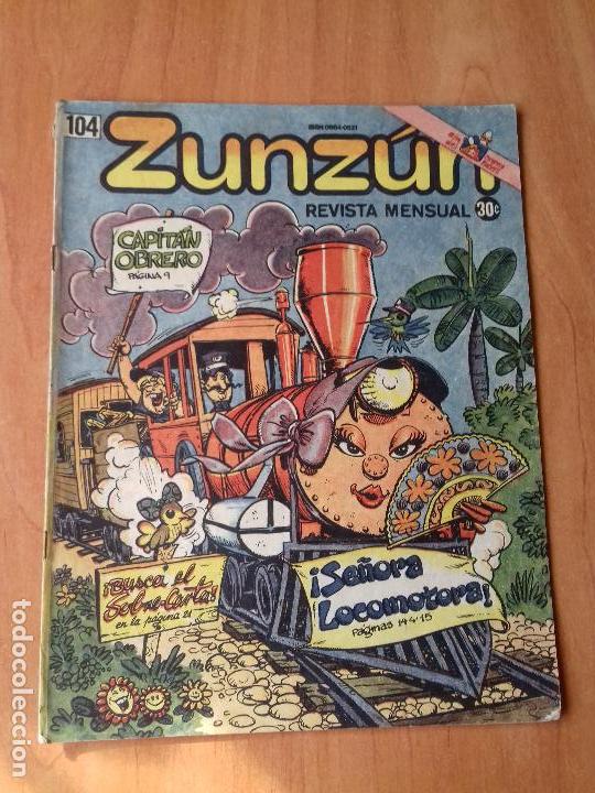 Comics : CUBA. ZUNZ&Uacute;N. N&ordm;104. MAYO.1991.