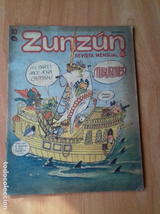Comics : CUBA. ZUNZ&Uacute;N. N&ordm; 93. OCTUBRE. 1989.