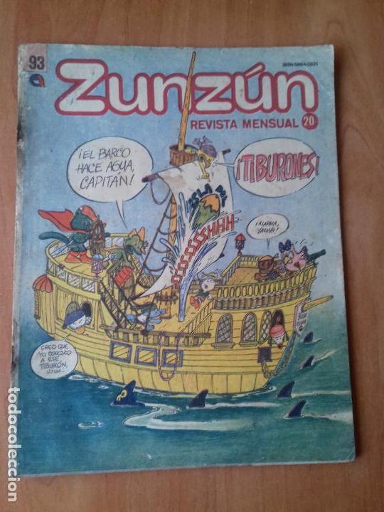 Comics : CUBA. ZUNZ&Uacute;N. N&ordm;93. OCTUBRE.1989.
