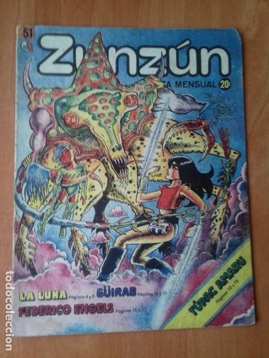 Comics : CUBA. ZUNZ&Uacute;N. N&ordm;51. 1985.