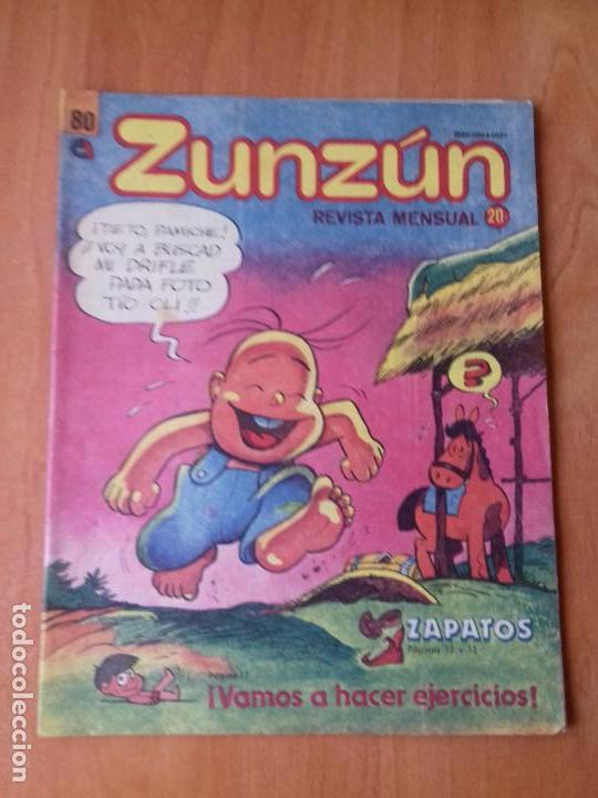 C&oacute;mics: CUBA. ZUNZ&Uacute;N. N&ordm;80. AGOSTO.1988.