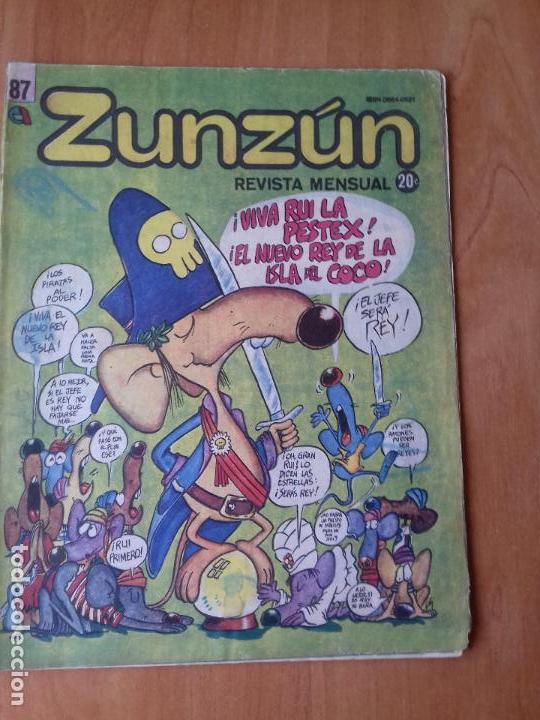 C&oacute;mics: CUBA. ZUNZ&Uacute;N. N&ordm;87. MARZO.1989.