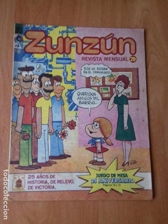 C&oacute;mics: CUBA. ZUNZ&Uacute;N. N&ordm;55. MARZO.1986.