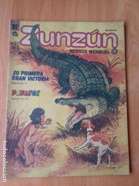 C&oacute;mics: CUBA. ZUNZ&Uacute;N. N&ordm;92. AGOSTO - SEPTIEMBRE. 1989.