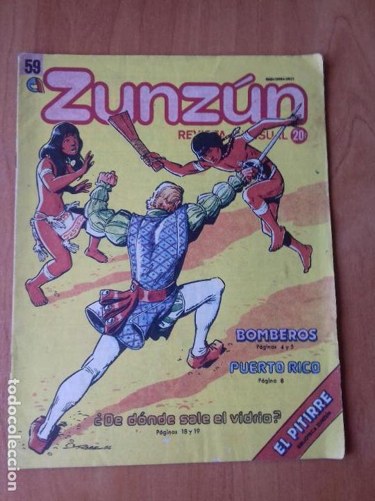 Fumetti: CUBA. ZUNZ&Uacute;N. N&ordm; 59. AGOSTO. 1986.