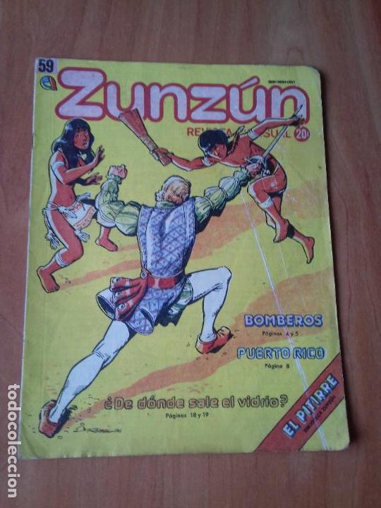 Comics: CUBA. ZUNZ&Uacute;N. N&ordm;59. AGOSTO 1986.