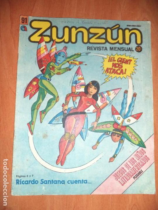 Comics: CUBA. ZUNZ&Uacute;N. N&ordm; 91. JULIO, 1989.