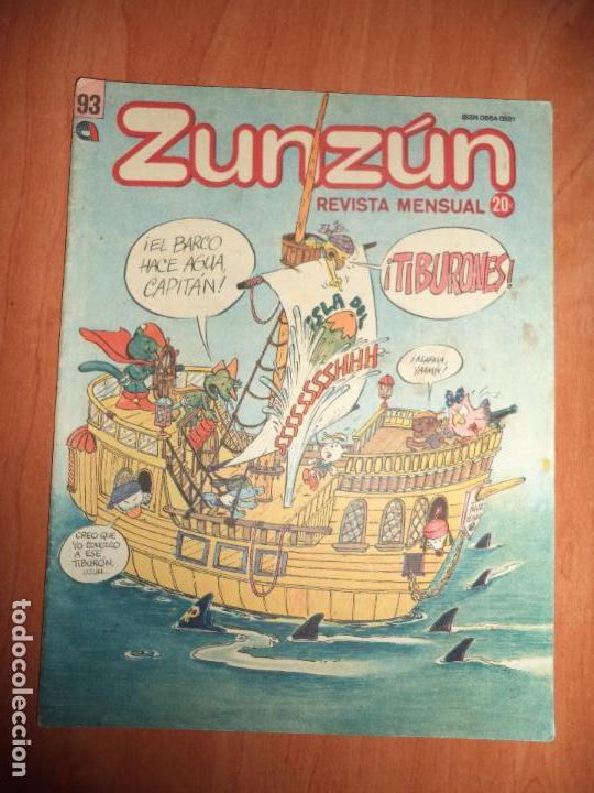 Comics: CUBA. ZUNZ&Uacute;N. N&ordm; 93. OCTUBRE, 1989.