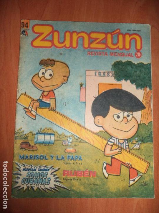 Comics : CUBA. ZUNZ&Uacute;N. N&ordm; 94. ENERO, 1990.