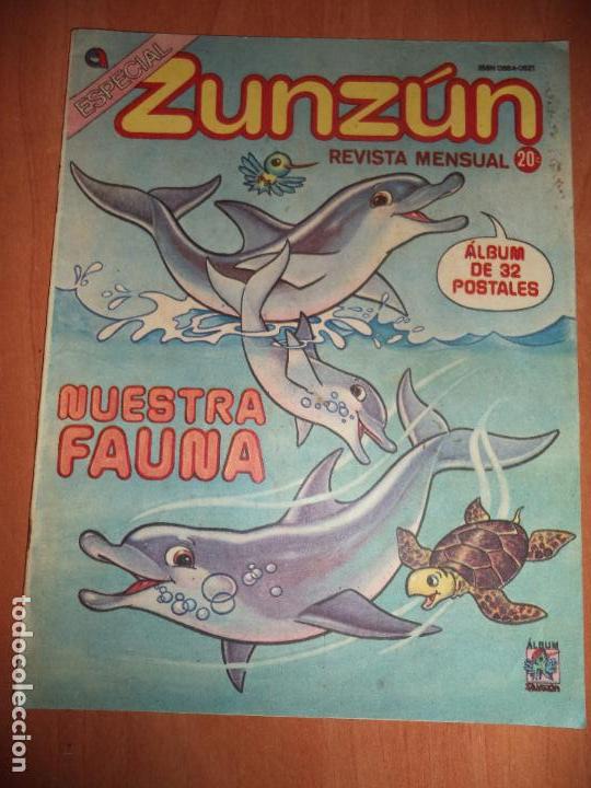 Comics : CUBA. ZUNZ&Uacute;N. NUMERO ESPECIAL NUESTRA FAUNA. 1989.