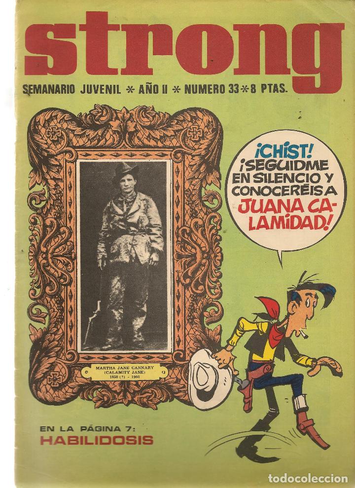 C&oacute;mics: STRONG. SEMANARIO JUVENIL. N&ordm; 33. EDICIONES ARGOS (C/A35) - Foto 1
