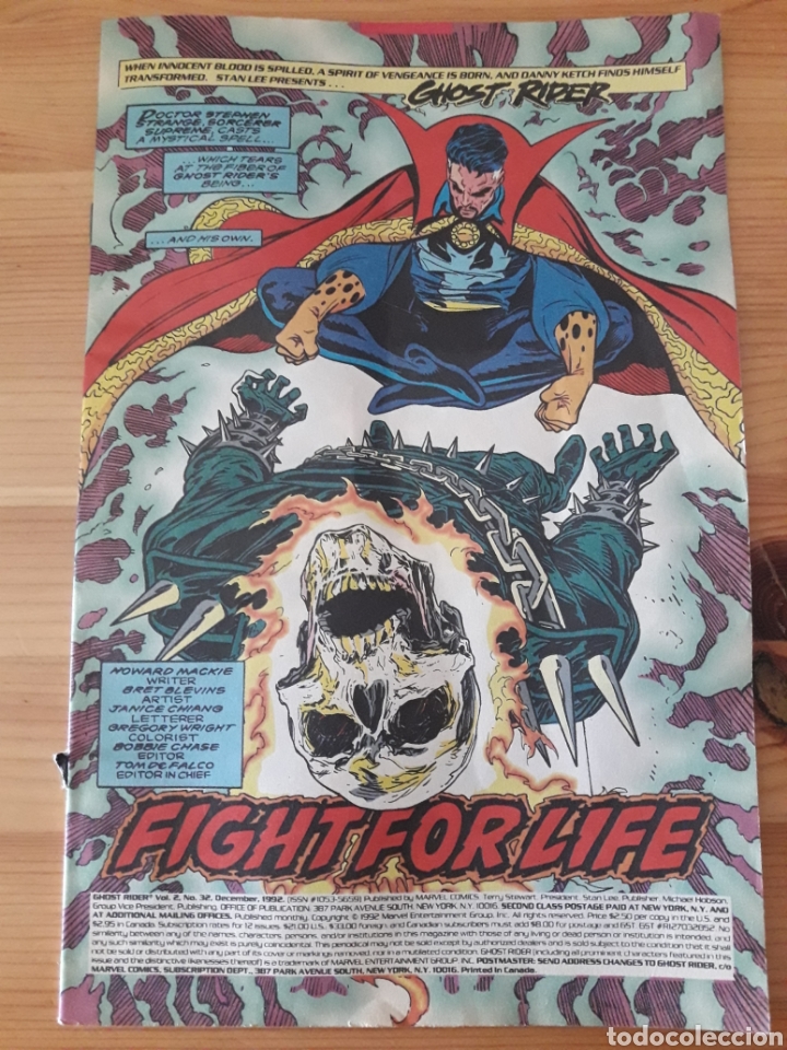 C&oacute;mics: ghost rider fight for life - Foto 1