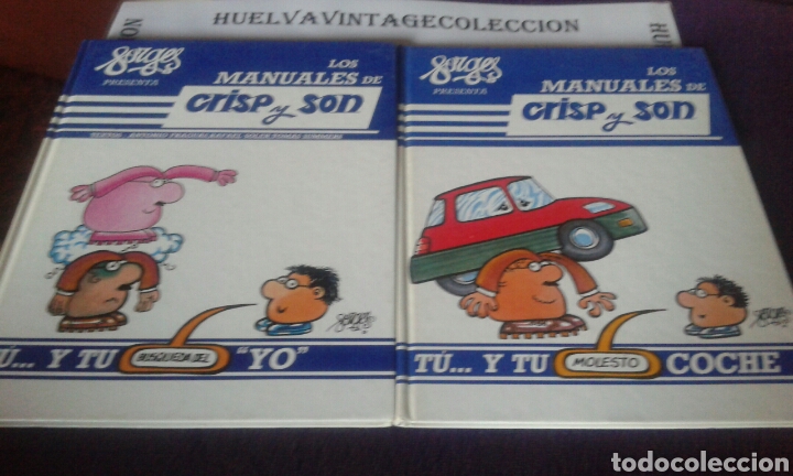 C&oacute;mics: Forges presenta, los manuales de crisp y son, n.2 y n.5 ( 1985 ). - Foto 1