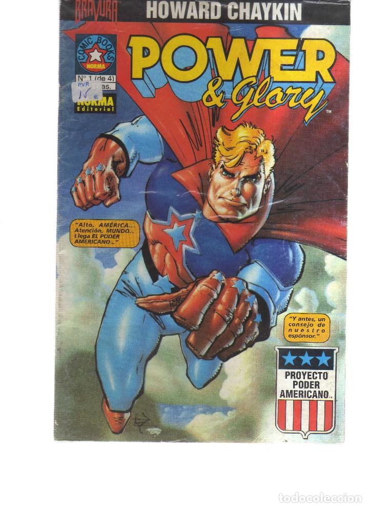 C&oacute;mics: POWER &ordm;GLORY N,1 DE 4 CUATRO NUMEROS - Foto 1