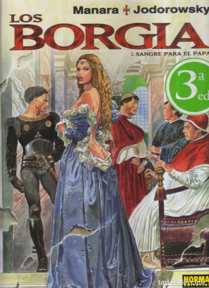 C&oacute;mics: LOS BORGIA 1.SANGRE PARA EL PAPA 3.EDICION - Foto 1