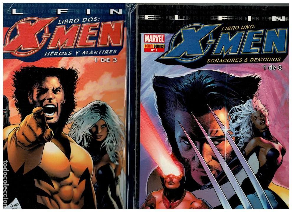 C&oacute;mics: X-MEN EL FIN. LIBRO UNO 1 AL 3. Y LIBRO DOS 1 AL 3.COMPLETA.TOTAL 6 EJEMPLARES. PANINI - Foto 1