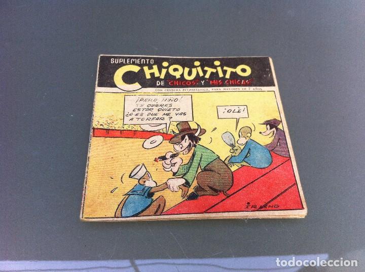 Fumetti: SUPLEMENTO CHIQUITITO DE CHICOS Y MIS CHICAS. MEDIDAS: 10 x 10cm