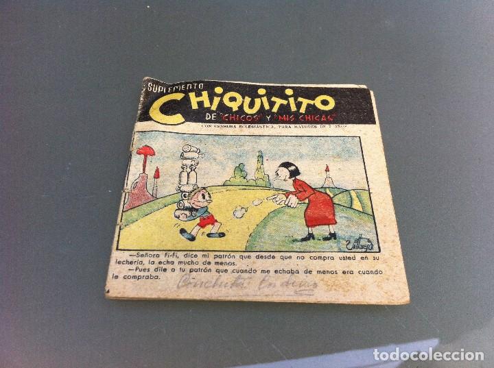 Comics: SUPLEMENTO CHIQUITITO DE CHICOS Y MIS CHICAS. MEDIDAS: 10 x 10cm
