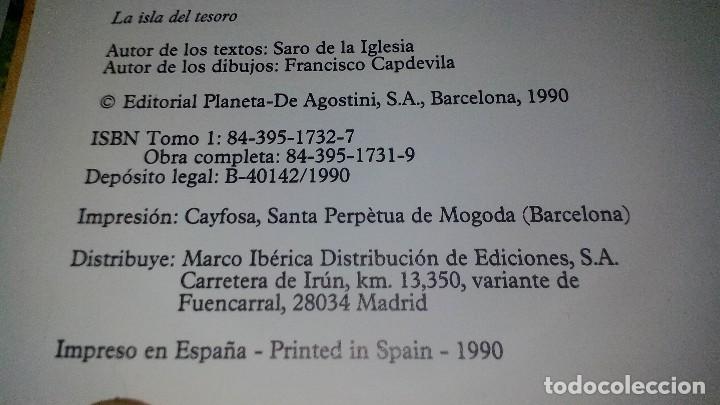 C&oacute;mics: LA ISLA DEL TESORO-ROBERT L. STEVENSON-PLANETA 1990 - Foto 5