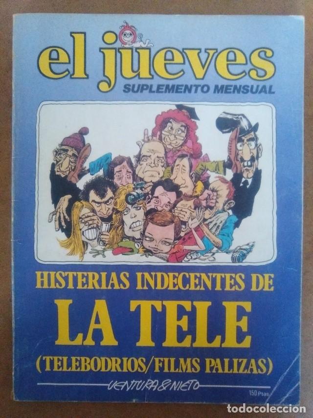 C&oacute;mics: HISTERIAS INDECENTES DE LA TELE (TELEBODRIOS / FILMS PALIZAS) EL JUEVES SUPLEMENTO MENSUAL - OFI15T